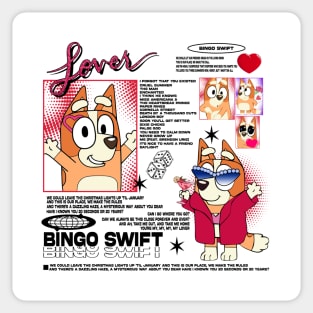 Bluey Bingo Sing Song Lover Sticker